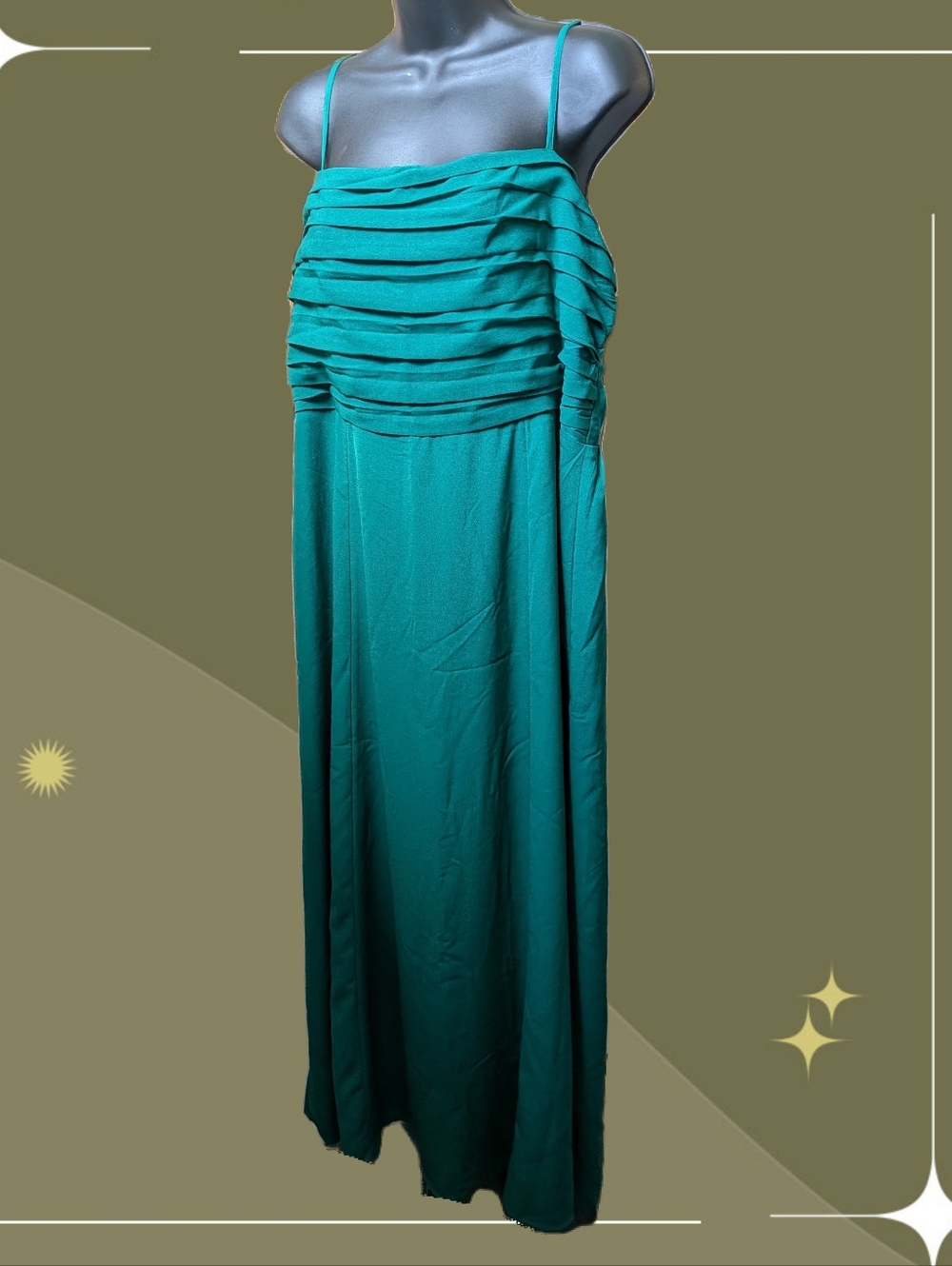 ✨ Nwt Abercrombie & Fitch Emerson crepe maxi dress Size XL